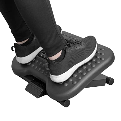Mount-It! Foot Rest Under Desk with Massage Rollers & Foot Pedal Height