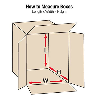 BOX USA Medium Shipping Boxes 14x10x8 25-Pk for Shipping & Packing - size: 14x10x8" (25-Pack)