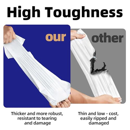 100pcs Poly Mailers 14.5x19 For Ecommerce Shipping,Online Retail - color: White, size: 14.5" x 19"100pcs