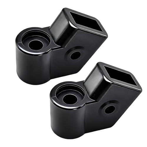 2Pcs Shopping Cart Wheel Coupling,Black,Deformation Resistance