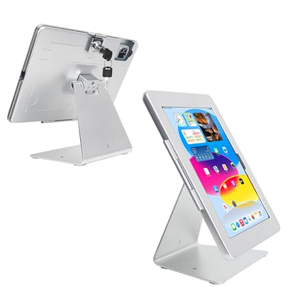 Desk Anti-Theft stand Holder for iPad 11"(A16)11th Gen/10.9"10th Gen(Silver