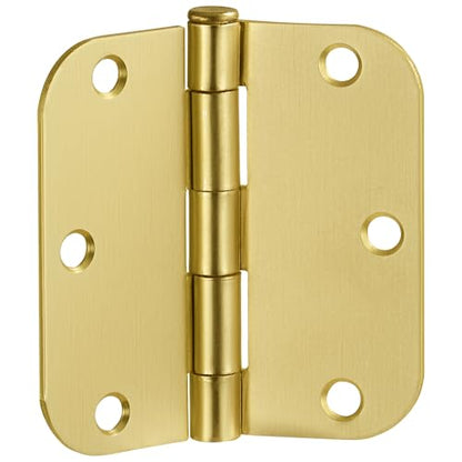 Design House Interior Door Hinge, 3.5", Satin Brass - color: Satin Brass