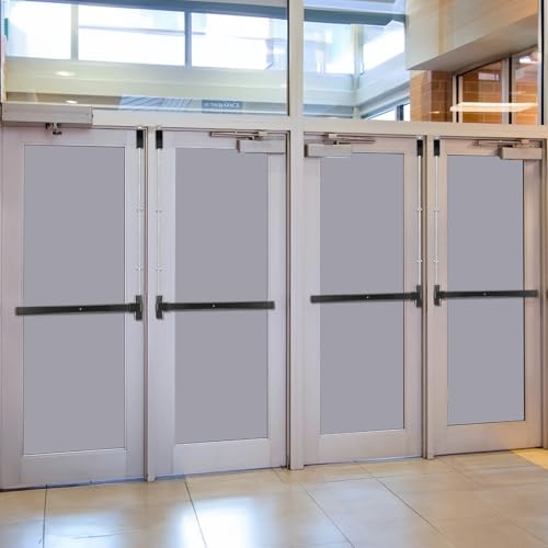 BEAMNOVA Vertical Rod Panic Bar Exit Device Door Push Bar, 32 Inch Black - color: Black, size: 32 Inch