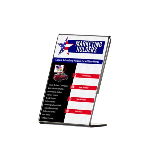 10 Pack Small Slanted Sign Holder 2.25" x 3.25" Clear Acrylic Name Tag Frame Deli Tags Table Reception Seating Placement Holders Sandwich Shops Countertop by Marketing Holders - size: 2.25"w x 3.25"h