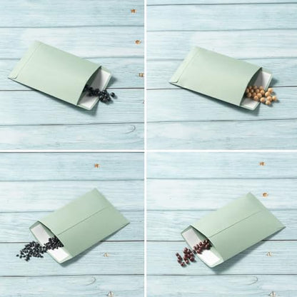 100 Pack Seed Envelopes Self-Adhesive, 3 1/4 x 4 1/2 inches, Sage-Green - color: Sage-Green