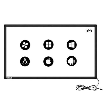 GreenTouch 40 inch Infrared Touch Overlay 10 Points IR Touch Frame with USB Interface Free-Drive Plug and Play… - size: 40 IN
