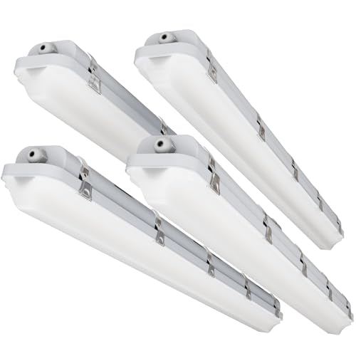 4FT LED Vapor Tight Light 60W/50W/40W,4000K/5000K/6000K CCT,4Pack - size: 4FT (4-Pack)