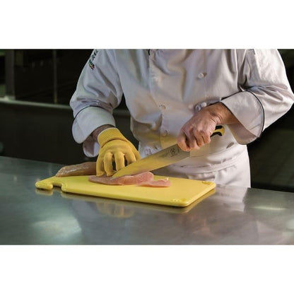 San Jamar Cutting Board,18x24 in,Yellow CBG182412YL - 1 Each - color: Yellow, size: 24"L x 18"W
