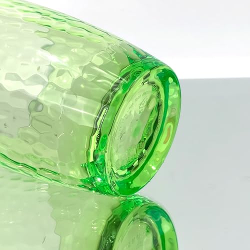 15-Ounce Plastic Tumblers (Set of 6), Reusable Plastic Mugs, BPA-Free Acrylic to Drink Mugs, Shatter Resistant, Textured Interior, Dishwasher Safe (Green, 15 Ounce) - color: Green, size: 15 Ounce