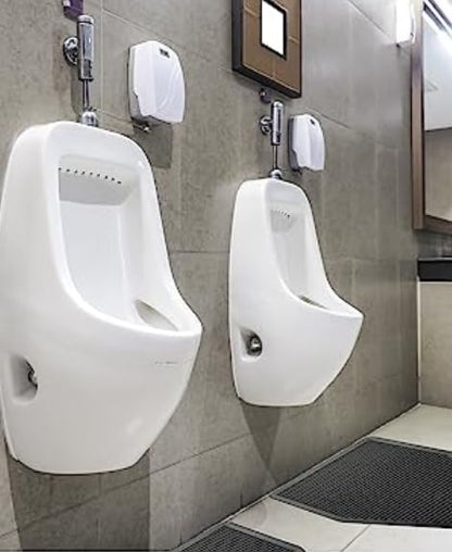 Urinal Mats for Men 6 or 24 pcs High-Tech Bamboo Charcoal Absorbs Odor, Non-Slip Deodorization, Gray Floor Water Absorption, Urine Mats for Restrooms & Bathrooms, Mens Urinal (Big, 24)