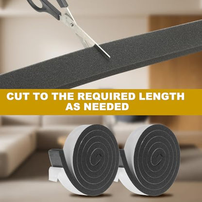 uxcell Weather Stripping Door Seal, 1" x 5/16" (1 Roll, 6.5Ft) - size: 1" x 5/16" (6.5 Ft)
