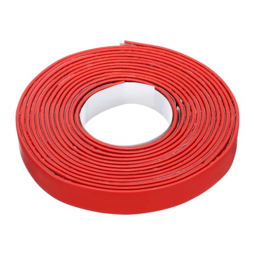 Smoke Fire Seal Strip 9.8Ft 15mm/0.59" Wx 2mm/0.08" T Red