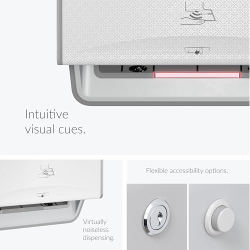 Kimberly-Clark Professional ICON Hard Roll Paper Towel Dispenser (58710) - color: Pearl