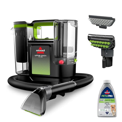 BISSELL Little Green Max Pet SmartMix Carpet Cleaner, 38572 - style: Little Green Max Pet SmartMix