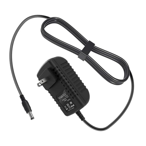 12V AC/DC Adapter Compatible with Cassida Omni-ID 2-in-1 Currency Counterfeit Detector and ID Verifier Identification Verification Lights Bill Checker DC12V 12VDC Power Supply Cord Charger