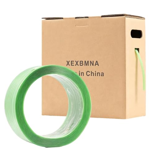 PET Packaging Strapping 5/8" x0.034" x1100 ft Polyester Coil Roll Only - color: Green, size: C-PET 5/8"x1100'
