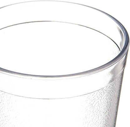 Carlisle FoodService Products Plastic Tumblers, 20 Oz, Clear, 24 Pack