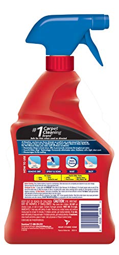 Resolve Ultra Pet Odor and Stain Remover Spray – Carpet Cleaner for Cat and Dog Urine and Poop, 32oz (Pack of 2) - size: 32 Ounce (Pack of 2)