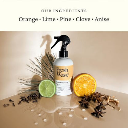 Fresh Wave Orange Room and Fabric Air Freshener Spray, 2-Pk, 8 oz - size: 8 Fl Oz (Pack of 2)