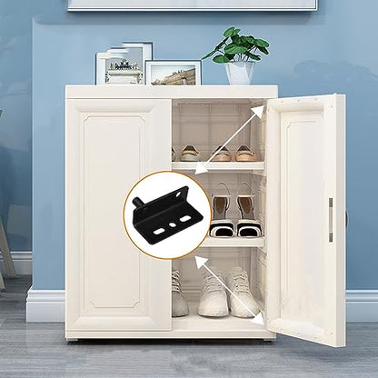 2 Sets Pivot Hinges Black Heavy Duty Concealed Shaft Door Hinges with Bushing for Wood Doors, Drawers, Furniture Cabinets, Wardrobe, Showcase, etc - color: Black