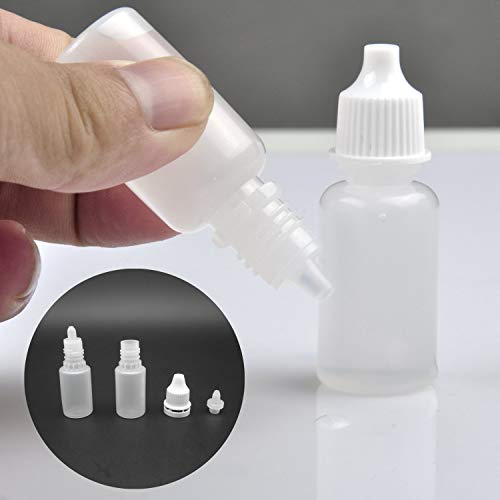 TRENDBOX 10 Pack 5ml Plastic Empty Eye Liquid Dropper Bottles - size: 5 ml (Pack of 10)