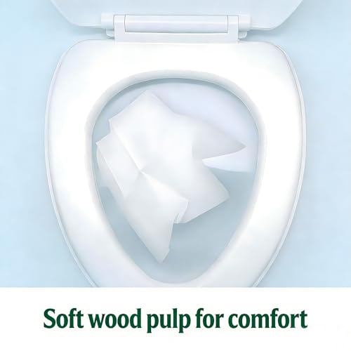 Toilet Seat Covers, 20-Pack Disposable Flushable Travel Covers