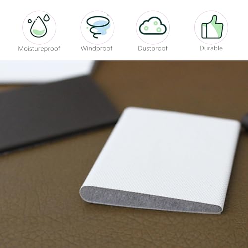 10 Pack Self-Adhesive Door Corner Seals Exterior Door Jamb Weather Stripping Foam Wedges Draft Stoppers for Gap Sealing Noise Reduction and Energy Saving Insulation