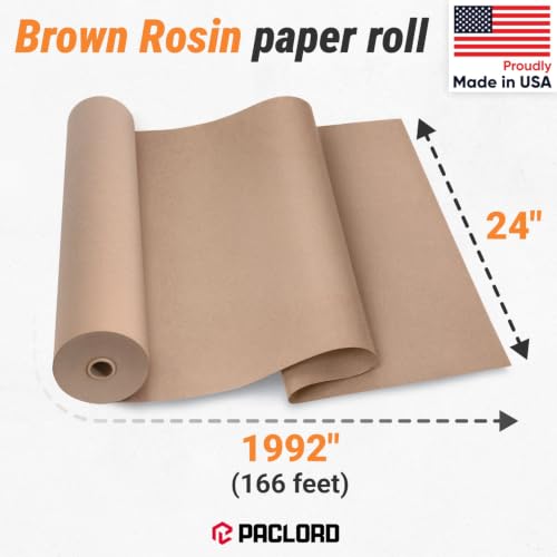 Floor Protection Natural Brown Rosin Paper 24" x 166 ft - style: 332 sq ft (24" x 166' Roll)