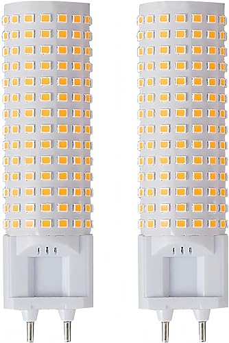 G12 LED Corn Light Bulb G12 18W Corn Lamp Ceramic G12 Base Light Bulbs Super Bright Corn Light for Home Office Chandeliers Sconce Warehouse 3000K Warm White Non-dimmable 2700LM 85V-265V, Pack of 2