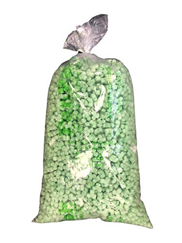 Bubblefast! Brand FunPak Plant Based Biodegradable Packing Peanuts, 1.5 cu ft Bag, Compostable (Green Shamrocks) - color: Green Shamrocks