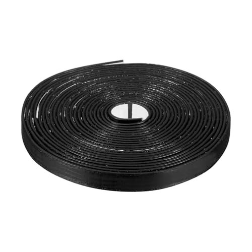 Smoke Fire Seal Strip 16.4Ft 15mm / 0.59" W x 2mm/0.08" T Black - color: Black, size: 16.4FT x 15mm / 0.59" W x 2mm/0.08" T