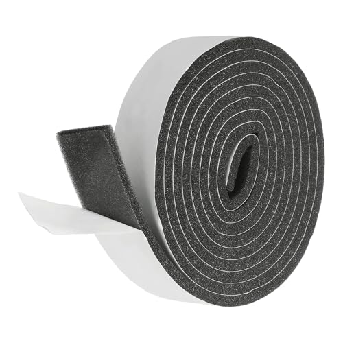 uxcell Weather Stripping Door Seal, 1-3/16" x 3/16" (1 Roll, 6.5Ft) - size: 1-3/16" x 3/16" (6.5 Ft)