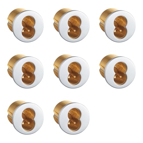 1-3/8"SFIC IC Small Format Key Lock Cylinder Housing (Without Cylinder core) for Commercial Heavy Duty Mortise Lock (8 Packs)