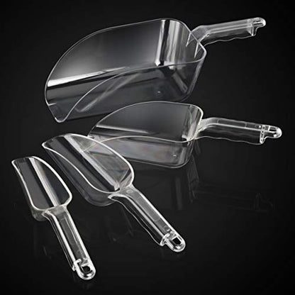 New Star Foodservice Polycarbonate Plastic Utility Ice Scoop, Clear, 12 oz - color: Clear, size: 12 oz.