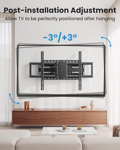 USX STAR Full Motion TV Wall Mount Bracket for 85 86 90 98 100 120 inch TVs - size: 60-120"