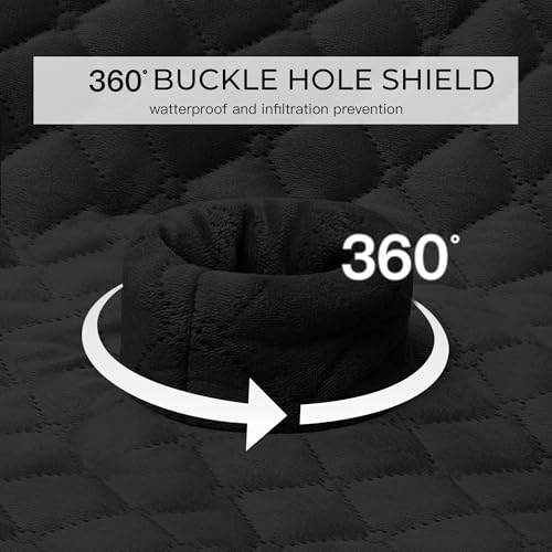 2 Pack Waterproof Piddle Pads Carseat Potty Training Car Seat Protector Waterproof Car Seat Liner Cover to Prevent Pee - color: Black-2 Packs