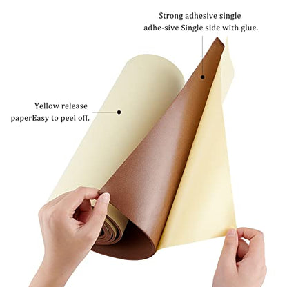 BENECREAT 78.7x12 inch Brown Self-Adhesive EVA Foam Roll, 3mm Thick Sticky Upholstery Foam Sheets for Scrapbooking Crafts, Cosplay Model, Cushion Furniture, Gap Filling, Packing - color: Brown, size: 3mm Thick