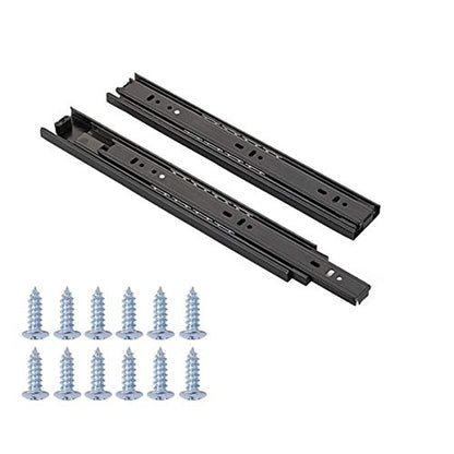 Full Extension Less Noise Ball Bearing Drawer Slides, 10 Inches, 4-Pair - size: 10 Inch, style: 4 Pairs