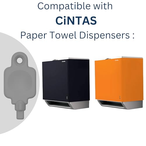 Dispenser Key Replacement for Cintas Dispensers - Cintas Paper Towel Dispenser Key with an X Compatible with Select Models - Also Compatible with Georgia Pacific Dispensers (6 Pack)