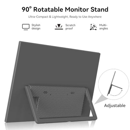 13.9 Inch 4K Portable Monitor,3840 * 2160 IPS 3:2 Screen, 100% sRGB HDR USB-C HDMI Second Monitor for Laptop,External Second Monitor for Laptop, Phone, PS5, Xbox, Switch, PC (13.9") - size: 13.9"