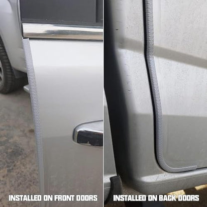 Winunite 32.8ft(10m) Car Door Edge Guards Light Gray– Fits Most Vehicles, No Glue, U-Shaped, Built-in Metal Clips, Scratch and Chip Resistant – Reduces Dings in Parking Lots - color: gray, size: 32.8 ft