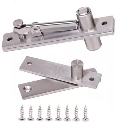 10-Pack Heavy-Duty Stainless Steel 360° Door Pivot Hinge System – Durable Hinges for Wood Doors - 170lbs Capacity - size: 170lbs 1-pack