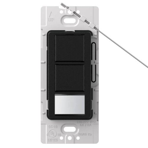 Lutron MS-OPS6-DDV-MN Maestro 6-Amp Single Pole Dual Circuit Occupancy Sensing Switch, Midnight - color: Midnight