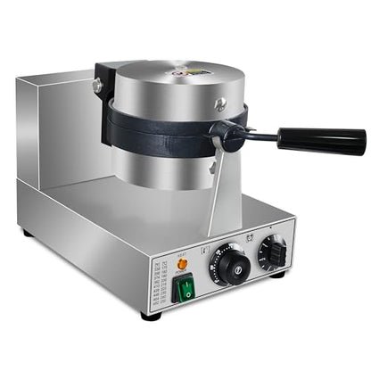 Ice Cream UFO Burger Maker, Electric Burger Waffle Maker, rotary Hamburger sandwich machine Non-stick Panini press waffle machine 110V Gelato Panini Press machine for Home Kitchen Use Breakfast