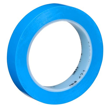 3M Vinyl Tape 471, Blue Color, 5.2 mil, 3/4 in x 36 yd, 1 Roll - size: 3/4 in x 36 yd, style: 1 Roll