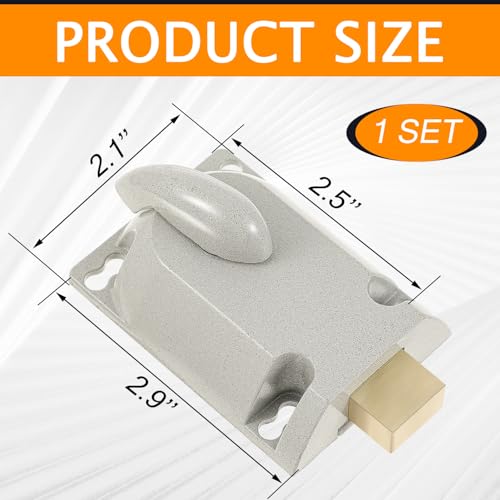 MorningRo A Set Garage Door Locks Set with Keys Twist Deadbolt Locks - style: Single Unit