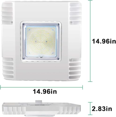 OSTEK LED Canopy Light 150W Gas Station Carport Ceiling Light 5700K