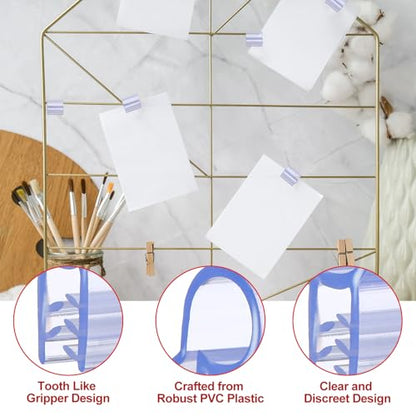 Kathfly 100 Pcs Gridwall Sign Holder Clips 1 In, Wire Shelf Label Holder - size: 1 Inch