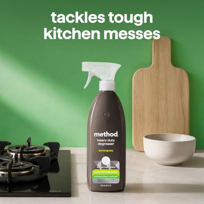 method Heavy Duty Degreaser, Lemongrass Scent, 28 fl oz - size: 28 Fl Oz (Pack of 1)