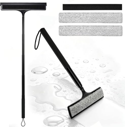 16-59" Telescopic 2-in-1 Window & Shower Squeegee for Glass Doors